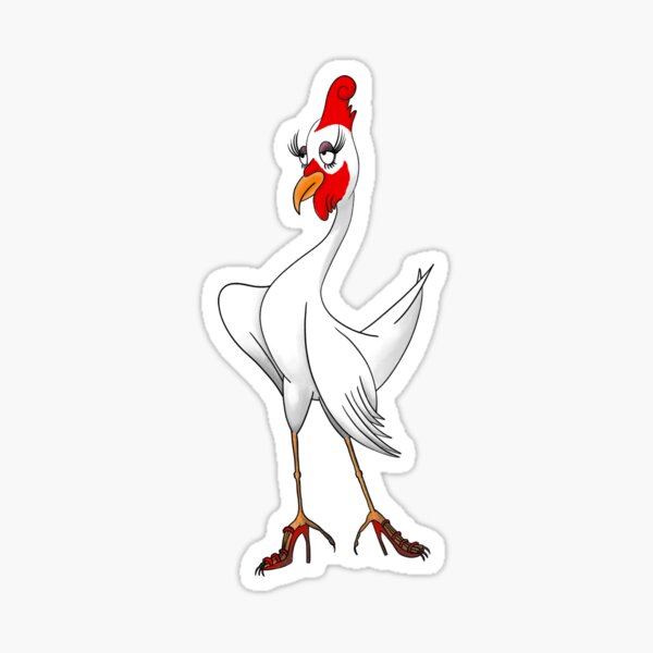 Item preview, Supermodel Chicken designed and sold by Sharn DesignsArt.