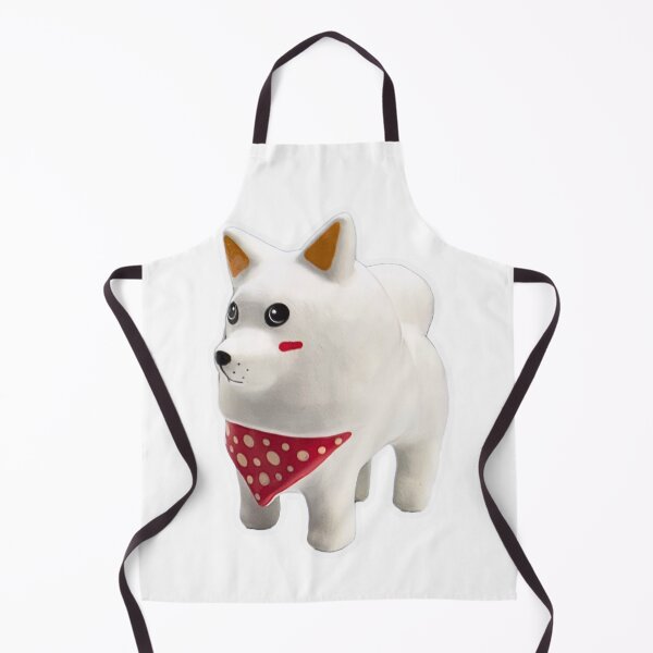 Item preview, Cute Paper mache Japanese Spitz designed and sold by ClothingSmile.