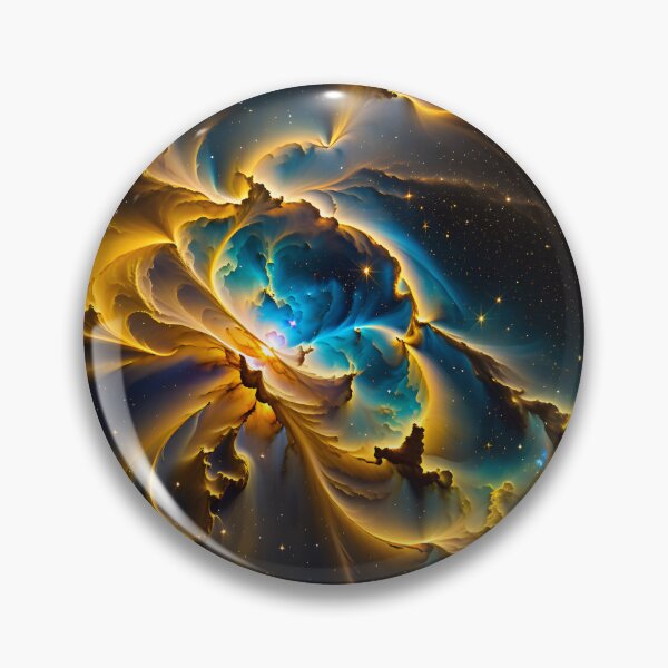 Artikelvorschau, Abstract Golden Nebula Pattern entworfen und verkauft von TheArtOfPat.