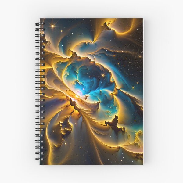 Item preview, Abstract Golden Nebula Pattern designed and sold by TheArtOfPat.