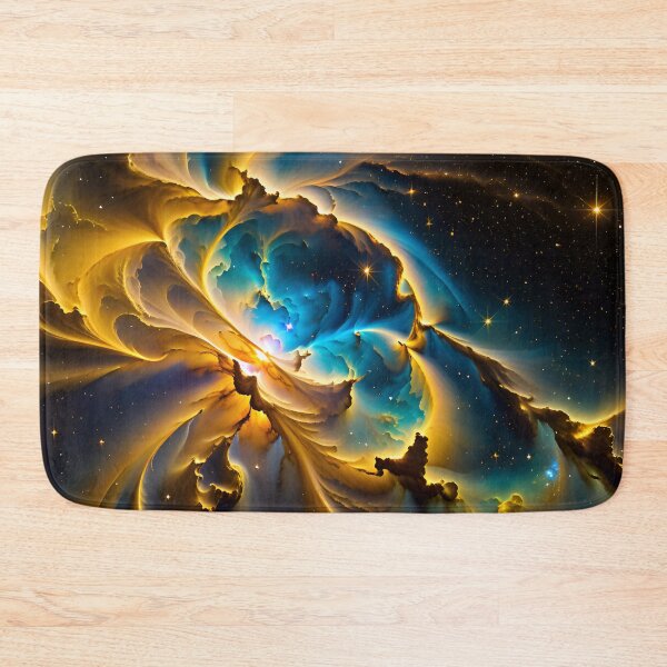 Item preview, Abstract Golden Nebula Pattern designed and sold by TheArtOfPat.