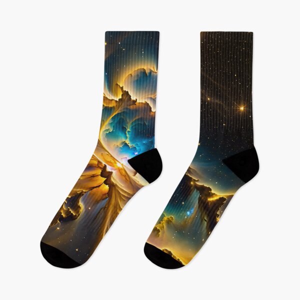 Item preview, Abstract Golden Nebula Pattern designed and sold by TheArtOfPat.