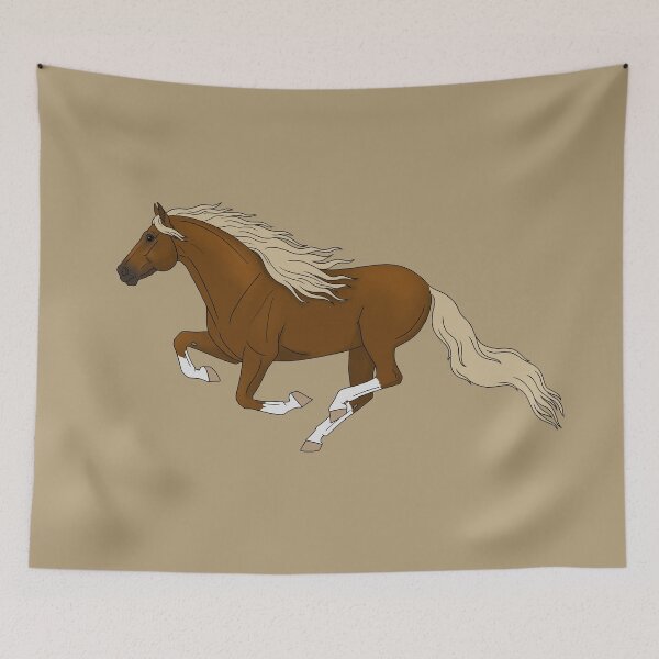 Item preview, Galloping Sorrel Horse designed and sold by DappledMoon.