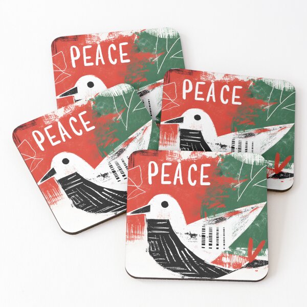 Item preview, Harmony in Flight and Wings of Liberty: Dove of PEACE. Only Serenity, No War- حمامة السلام designed and sold by FUNqoosh.