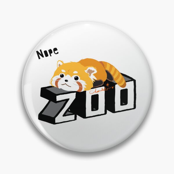 Item preview, RED PANDA 0626 ZOO LOGO designed and sold by Chandelina.