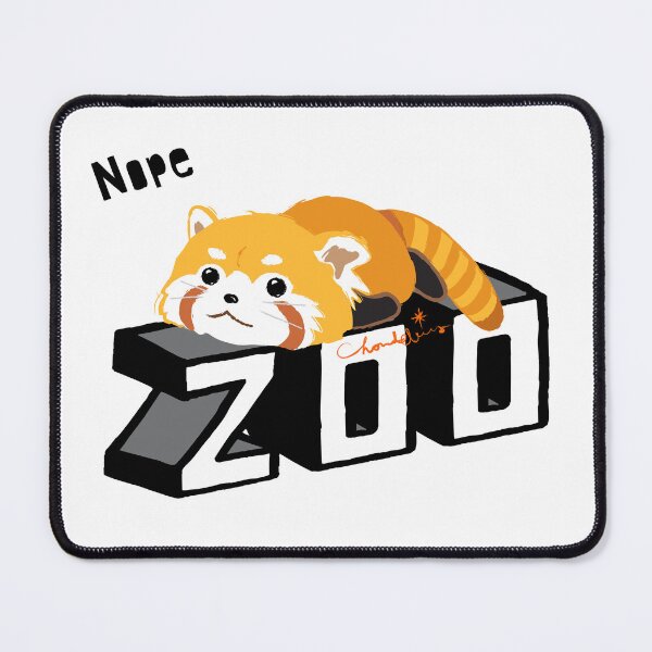 Item preview, RED PANDA 0626 ZOO LOGO designed and sold by Chandelina.