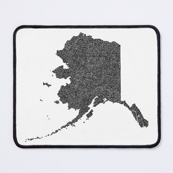 Item preview, Alaska Map Design with Borders designed and sold by Naoswestvillage.
