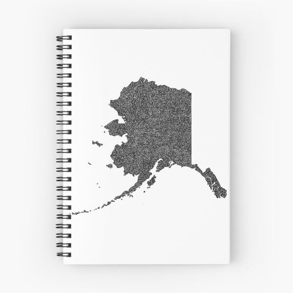 Item preview, Alaska Map Design with Borders designed and sold by Naoswestvillage.
