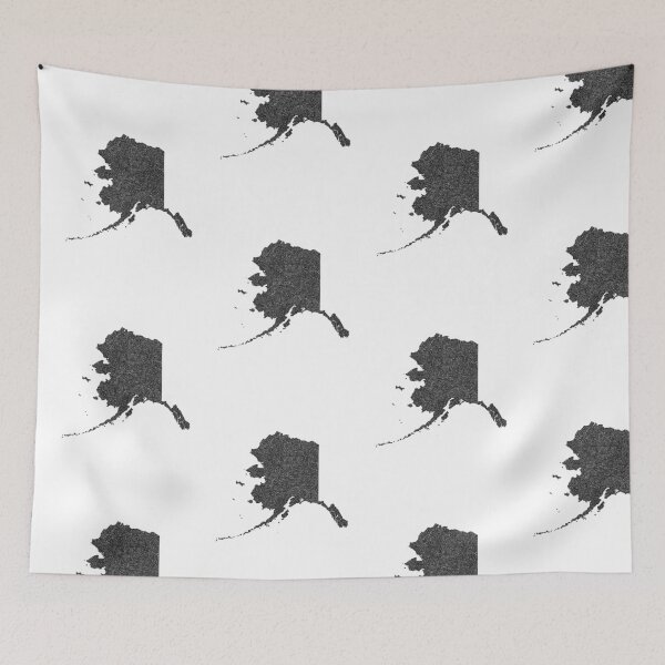 Item preview, Alaska Map Design with Borders designed and sold by Naoswestvillage.