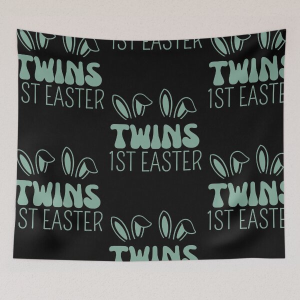 Item preview, twins 1st easter Happy Easter collection designed and sold by Lillieoandco.