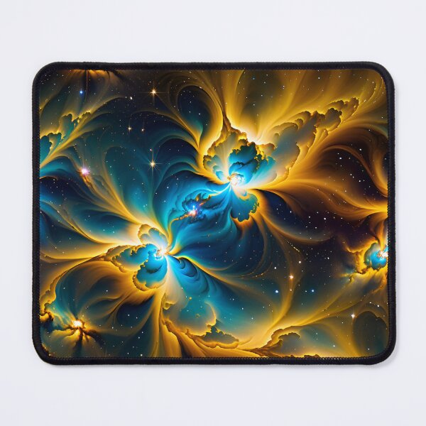Item preview, Abstract Golden Nebula Pattern designed and sold by TheArtOfPat.