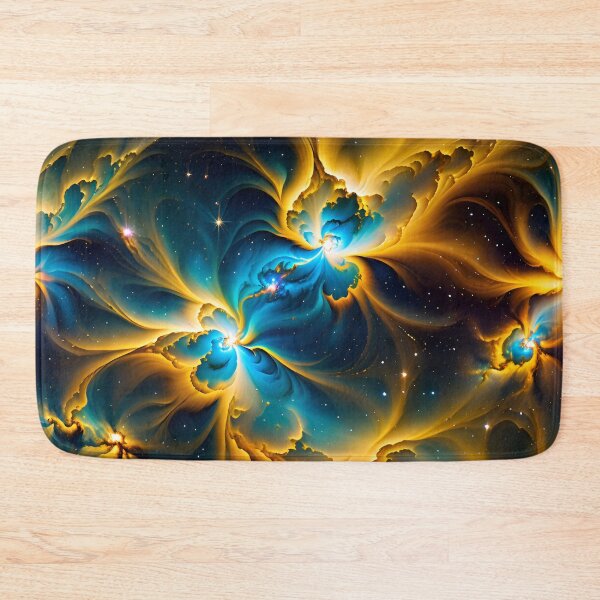 Item preview, Abstract Golden Nebula Pattern designed and sold by TheArtOfPat.