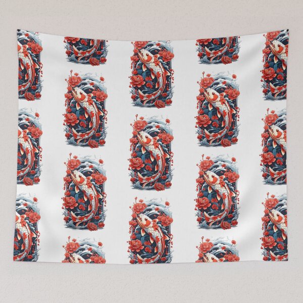 Item preview, Koi Carp Design 2nd Iteration designed and sold by Japaholic.