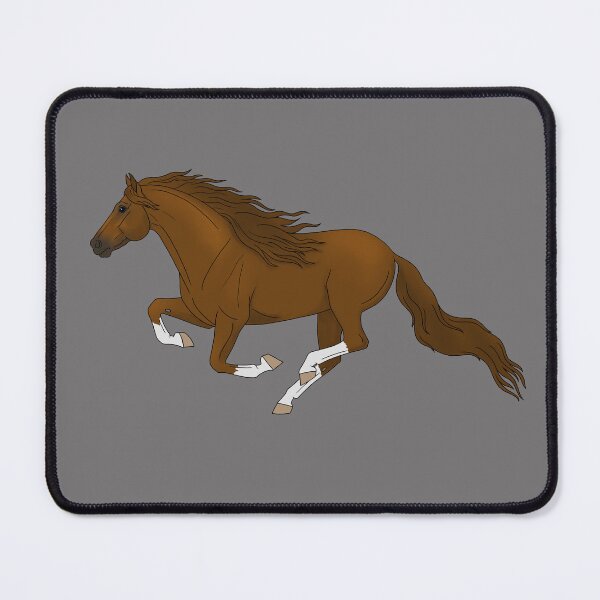 Item preview, Galloping Chestnut Horse designed and sold by DappledMoon.