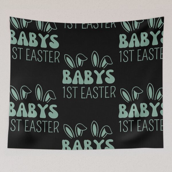 Item preview, Baby’s 1st easter Happy Easter collection designed and sold by Lillieoandco.