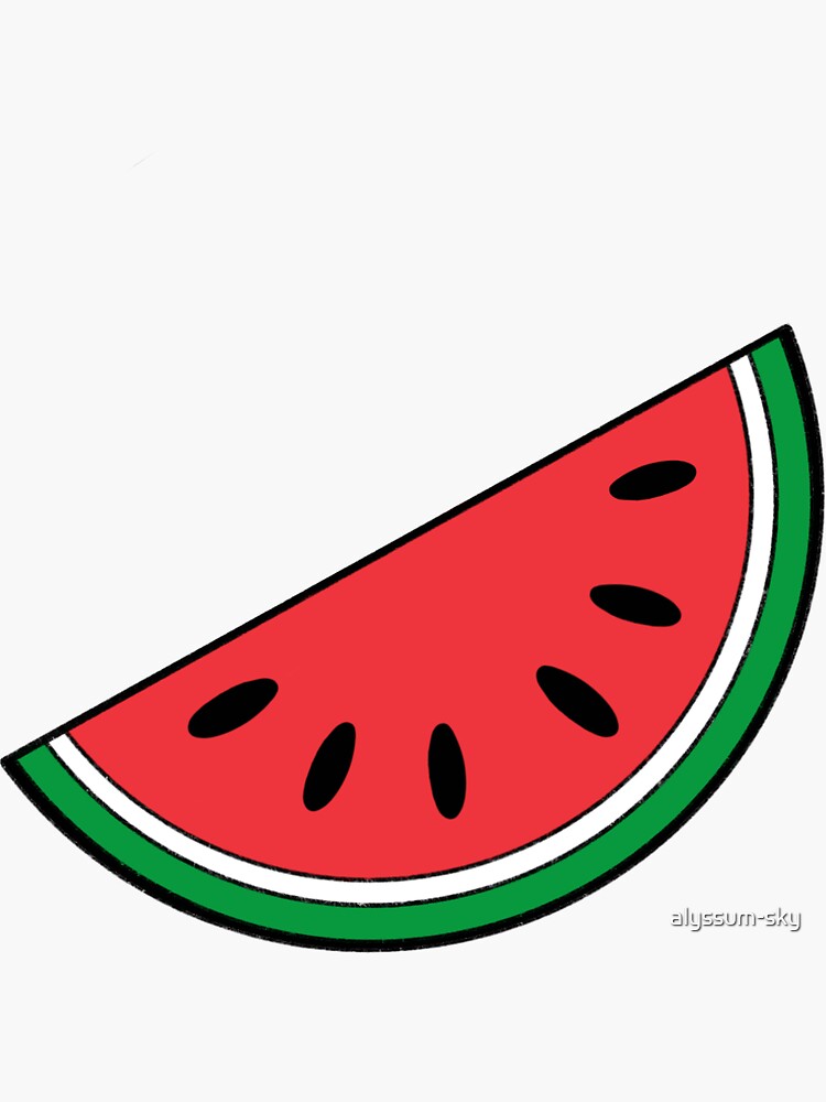Pastèque de Palestine gratuite Sticker