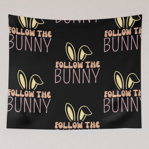 Item preview, Follow the bunny Happy Easter collection designed and sold by Lillieoandco.