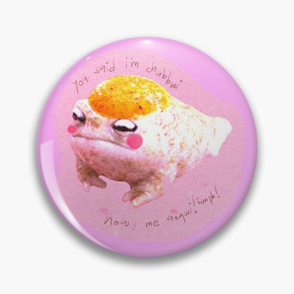 Item preview, GreenGreen Baunnie's Kawaii Upset Frog Cutepink Rainfrog Kawaiiegg designed and sold by baunnie.