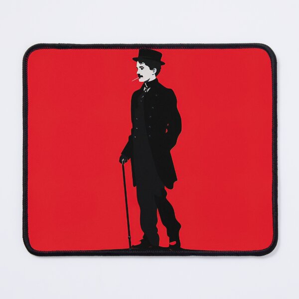 Item preview, Charles Chaplin | Red minimalism designed and sold by ComicsFactory.