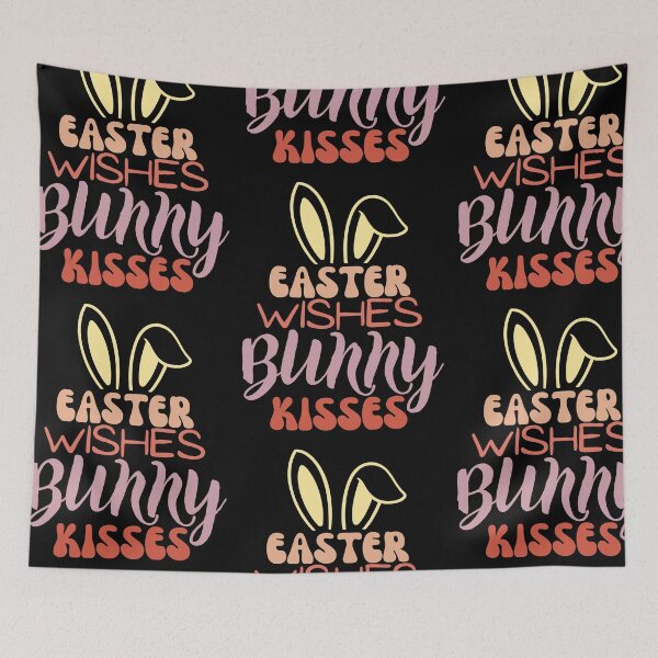 Item preview, Easter wishes bunny kisses Happy Easter collection designed and sold by Lillieoandco.
