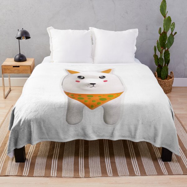 Item preview, Cute Paper mache Japanese Spitz designed and sold by ClothingSmile.