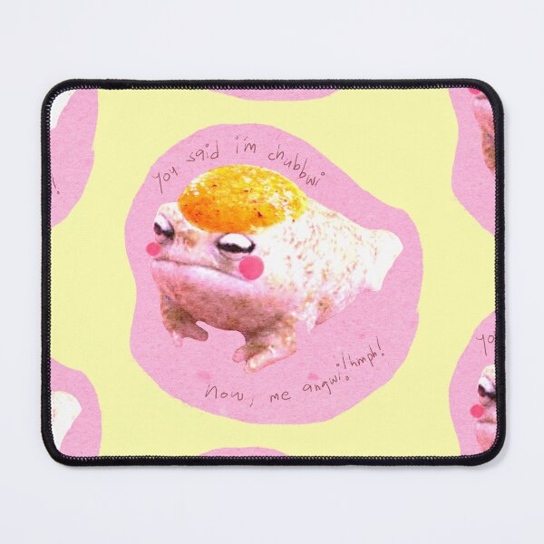 Item preview, GreenGreen Baunnie's Kawaii Upset Frog Cutepink Rainfrog Kawaiiegg designed and sold by baunnie.
