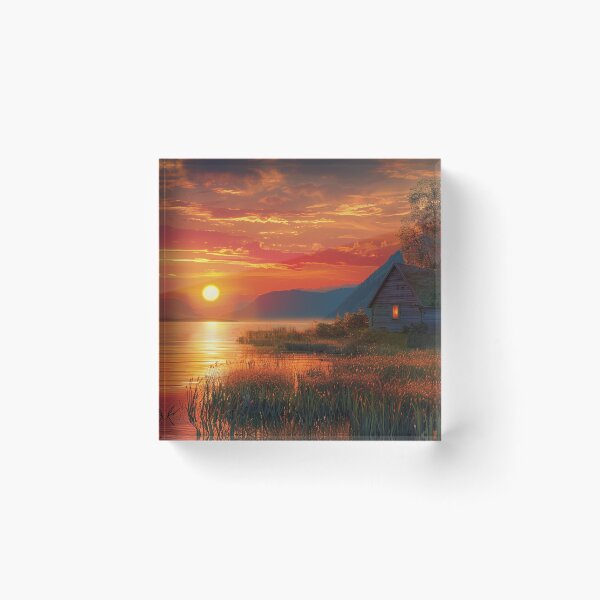 Item preview, Sunset On The River designed and sold by ErdmanBerge.