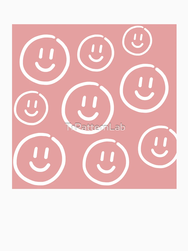 Thumbnail 6 of 6, Pullover Hoodie, Smiley face pattern designed and sold by TrPatternLab.