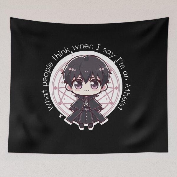 Item preview, Cute Goth Atheist  designed and sold by Thehatinthecat.
