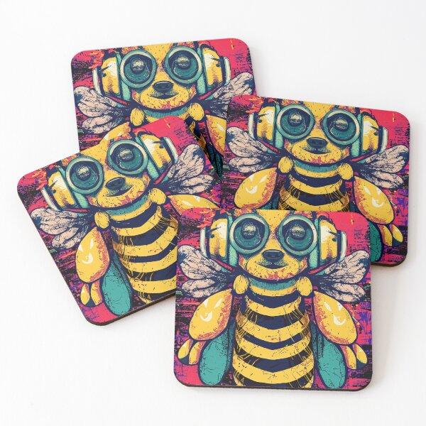 Item preview, Art Punk Acid Bee designed and sold by Ambers Realm.