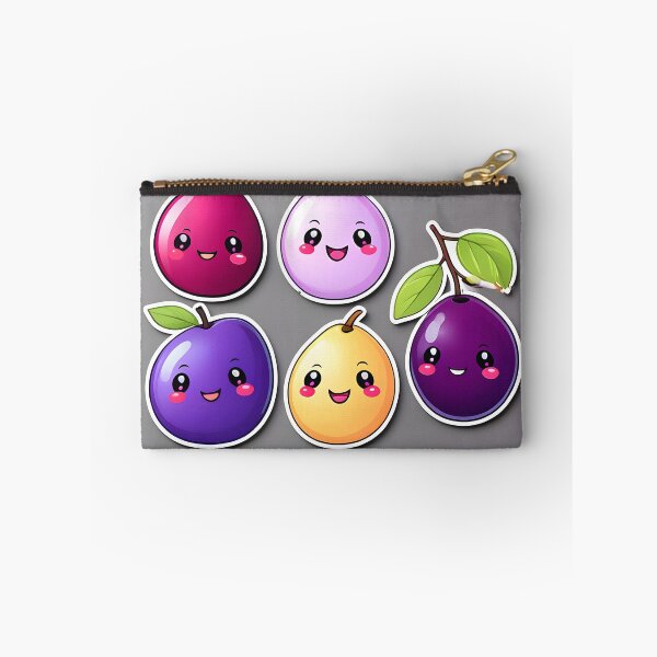 Item preview, cute kawaii Plum fruit  designed and sold by krishnajit22.