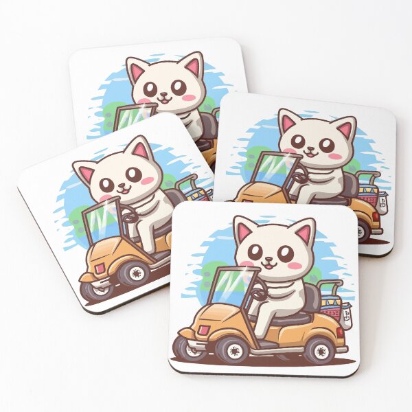 Item preview, Cat Driving Golf Cart Funny Cat In Golf Cart designed and sold by IcePools.