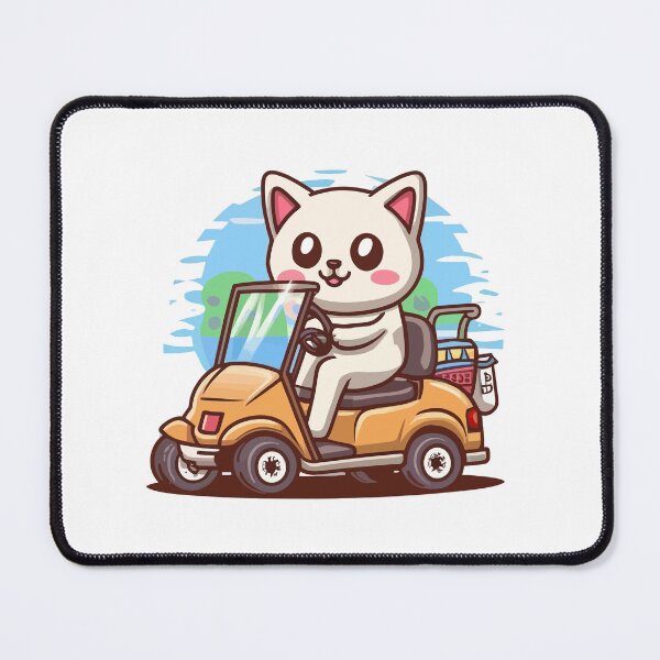 Item preview, Cat Driving Golf Cart Funny Cat In Golf Cart designed and sold by IcePools.