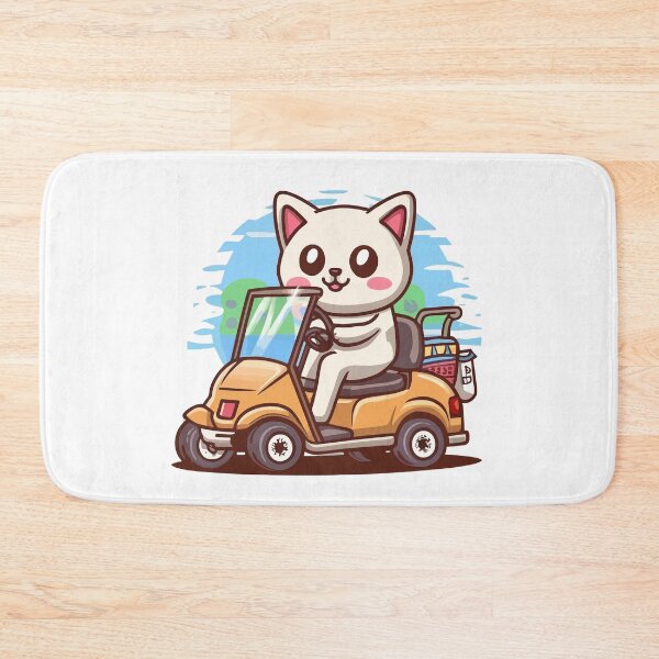 Item preview, Cat Driving Golf Cart Funny Cat In Golf Cart designed and sold by IcePools.