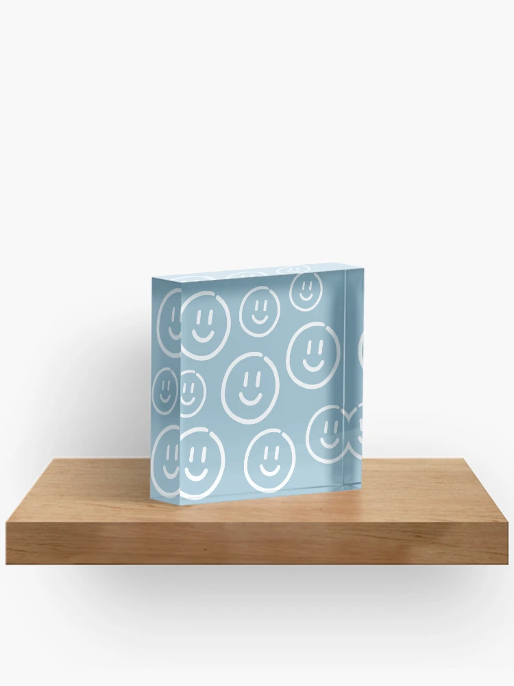 Thumbnail 2 of 5, Acrylic Block, Smiley face pattern designed and sold by TrPatternLab.
