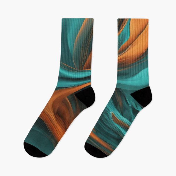Item preview, Southwestern Boho Chic Colorful Eclectic Orange Turquoise Swirls designed and sold by LEILA ART SPACE.