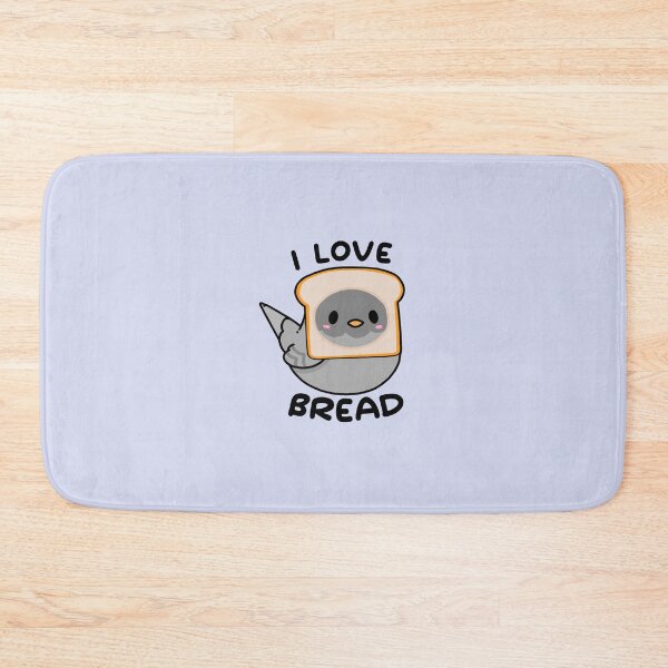 Item preview, I Love Bread Pigeon designed and sold by Freckled Frog Studio.