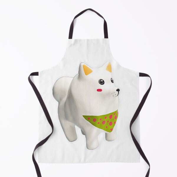 Item preview, Cute Paper mache Japanese Spitz designed and sold by ClothingSmile.