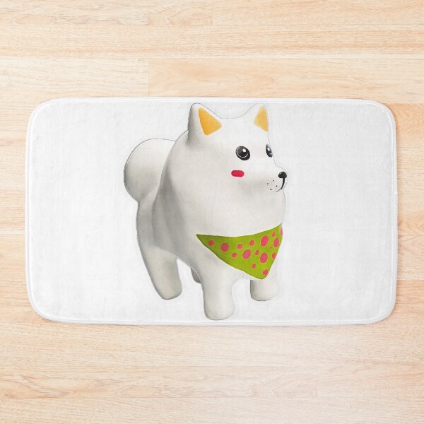 Item preview, Cute Paper mache Japanese Spitz designed and sold by ClothingSmile.