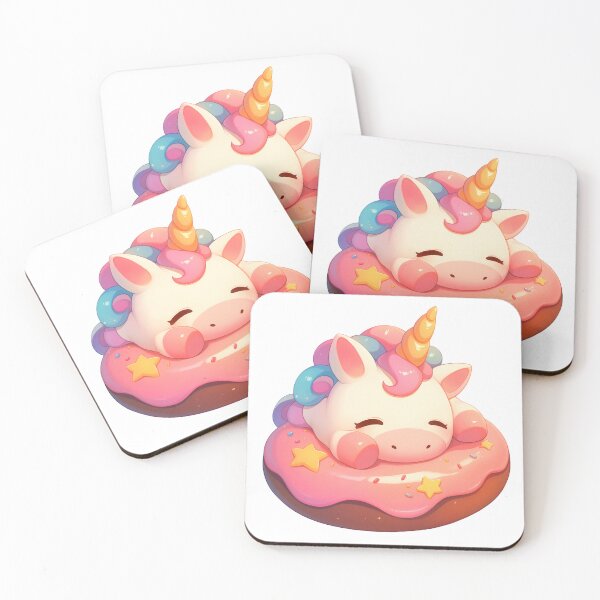 Item preview, Unicorn Doughnut Cartoon Cute designed and sold by Bwittaya.