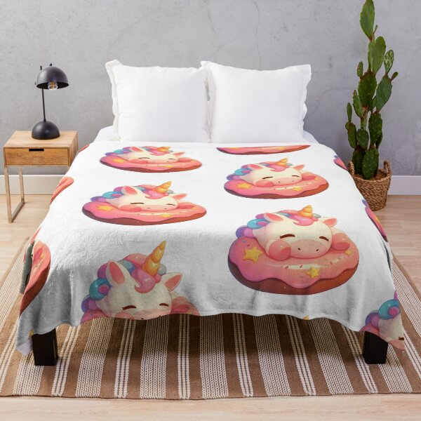 Item preview, Unicorn Doughnut Cartoon Cute designed and sold by Bwittaya.