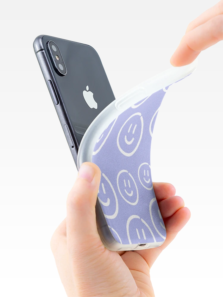 Thumbnail 4 of 5, iPhone Case, Smiley face pattern designed and sold by TrPatternLab.