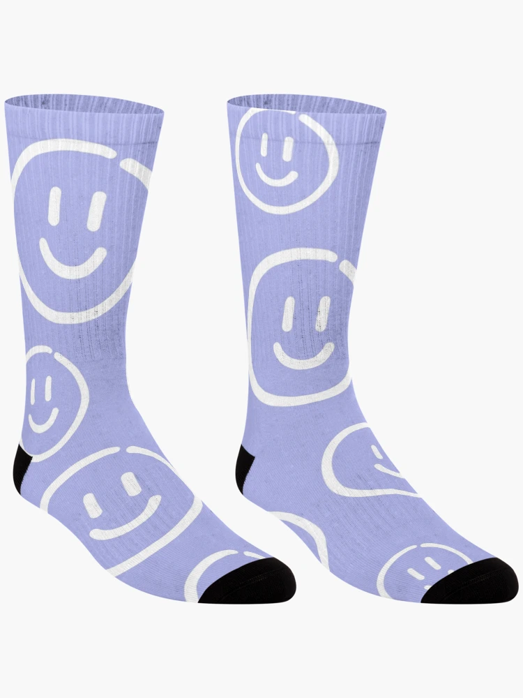 Thumbnail 3 of 5, Socks, Smiley face pattern designed and sold by TrPatternLab.