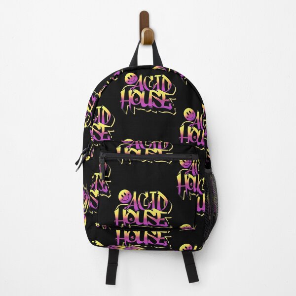 Item preview, ACID HOUSE - Graffiti Smiley (gold/purple) designed and sold by Discothreadz.