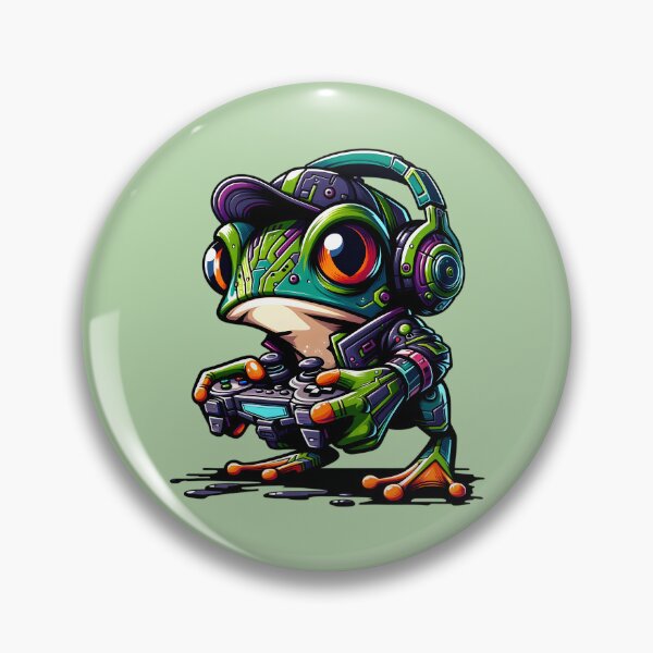 Item preview, Cybernetic Gamer Frog: Console Commando designed and sold by Kwanbaba21.