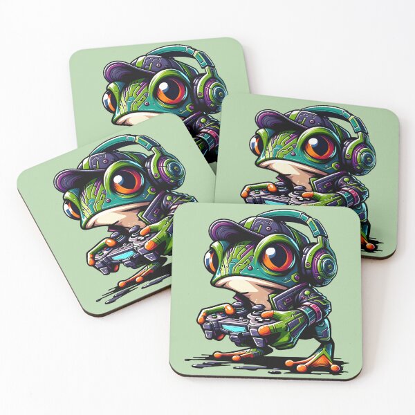 Item preview, Cybernetic Gamer Frog: Console Commando designed and sold by Kwanbaba21.