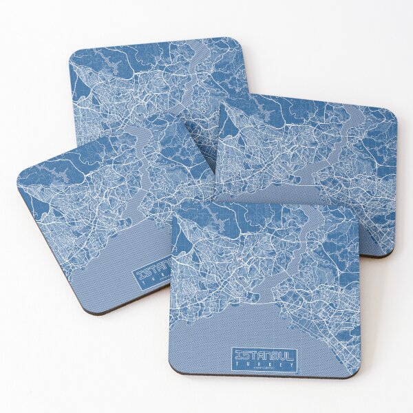 Item preview, Istanbul City Map of Turkey - Blueprint designed and sold by deMAP.