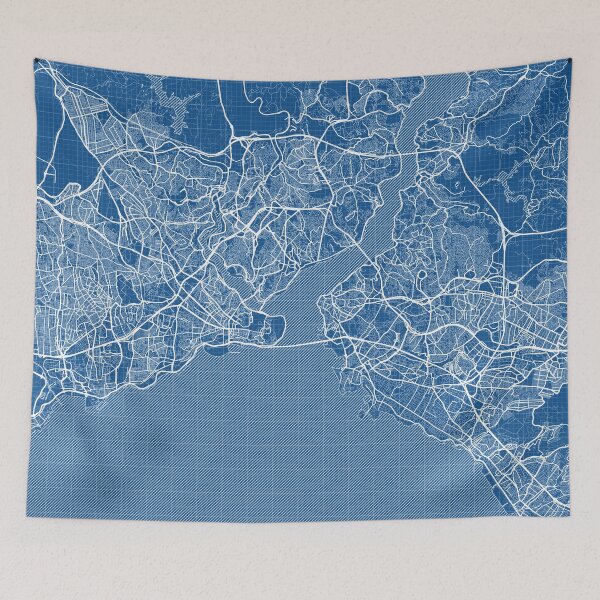 Item preview, Istanbul City Map of Turkey - Blueprint designed and sold by deMAP.