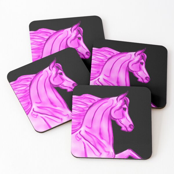 Item preview, High Stepping Hot Pink Arabian Horse designed and sold by DappledMoon.