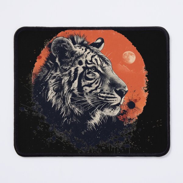 Item preview, Tiger Of The Savannah Art designed and sold by Obsidian Ink by Wilshire.